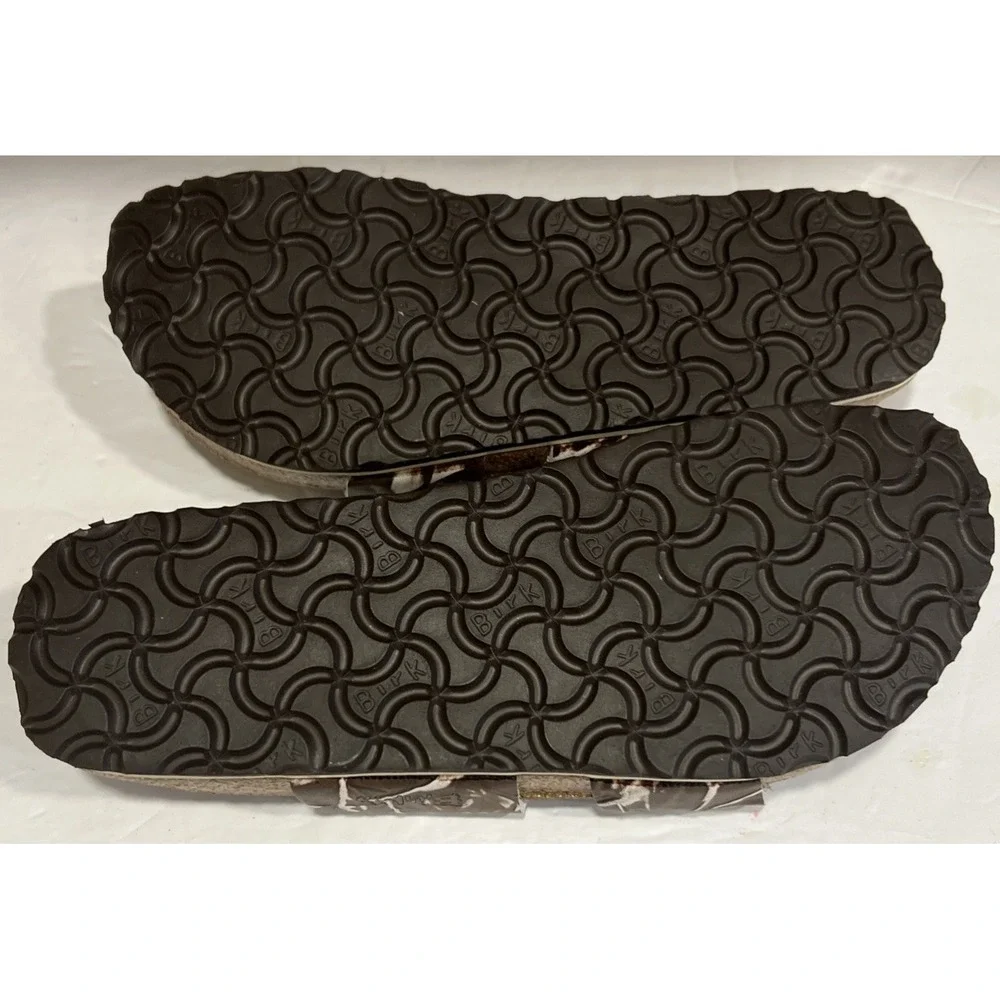 Birkenstock Birki's Grenada Softbed Leather Womens‎ Brown Suede Sandals Buckles